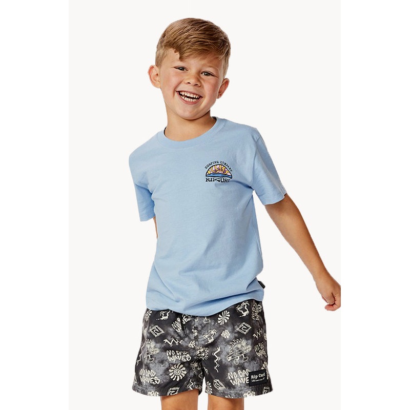 Toddler Boys Micro Waves Dye Volley Boardshort