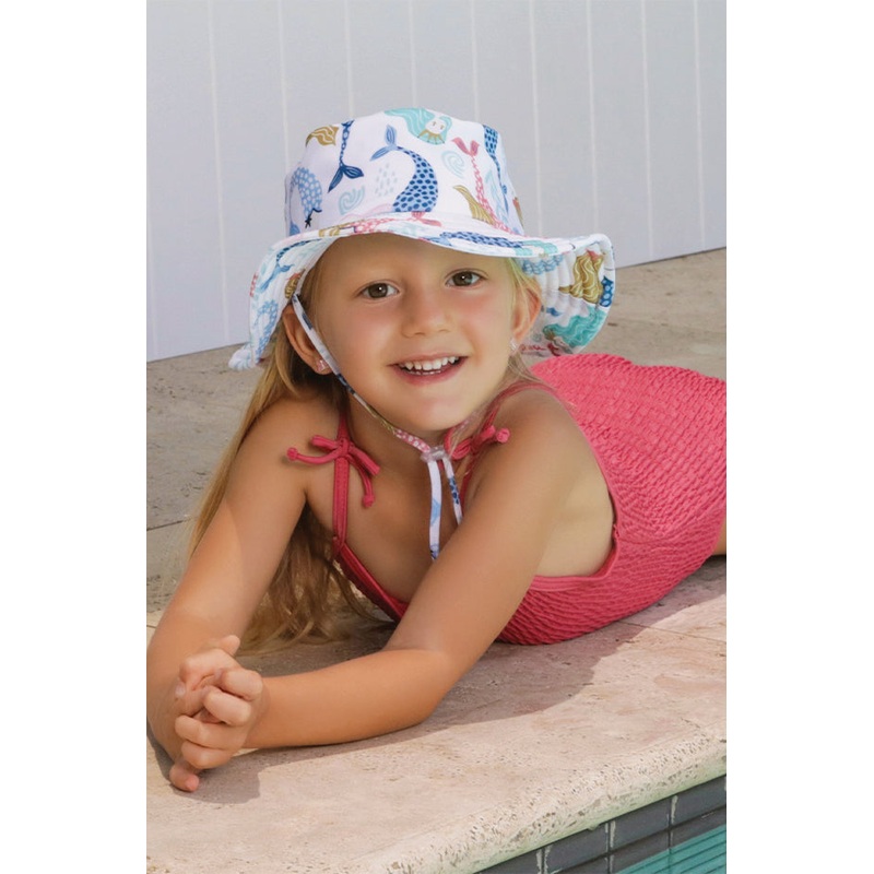 Toddler Girls Mermaid Swim Hat