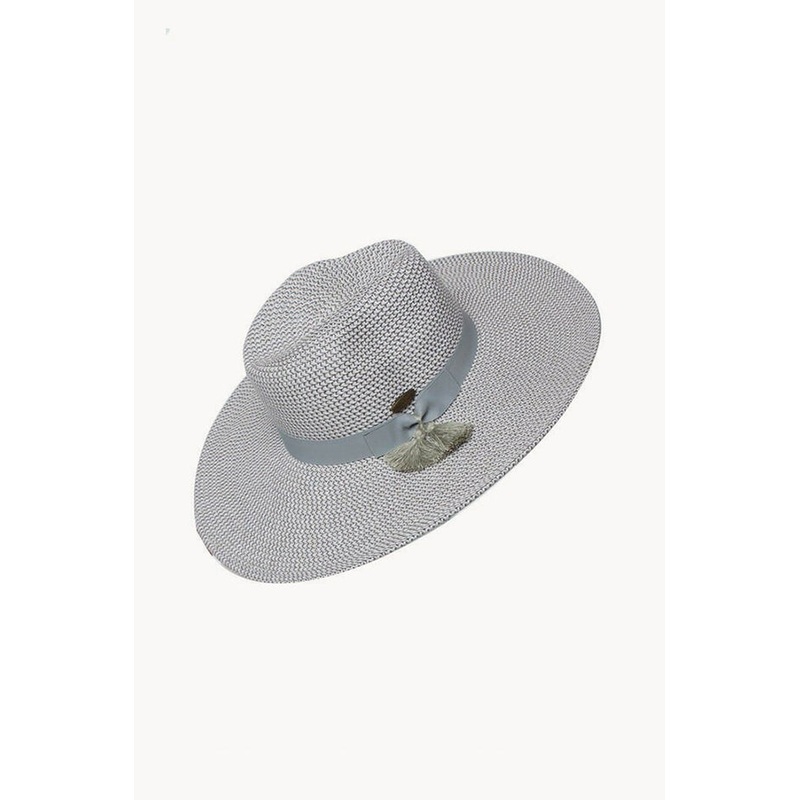 Wide Brim Tassel Panama Hat