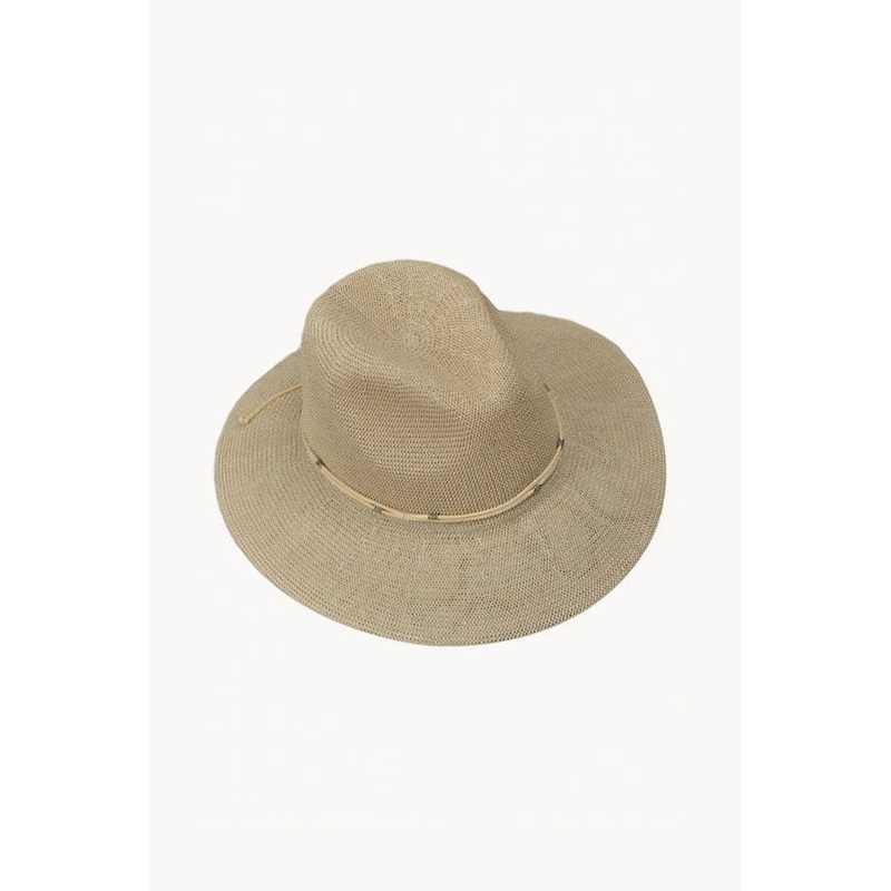 Leather Trim Fedora