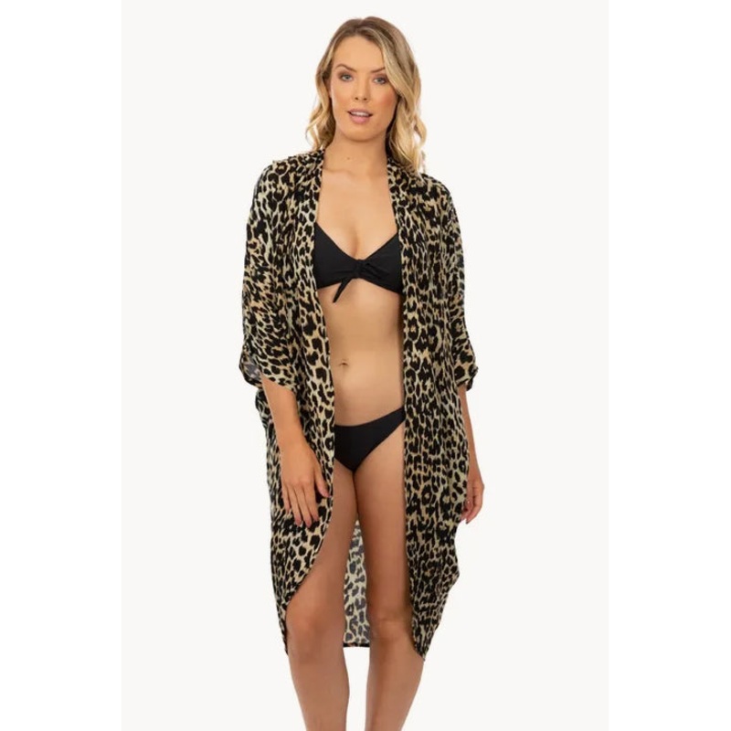 Leopard Long Cape