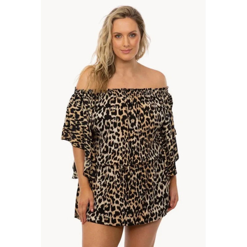 Leopard Wing Dress