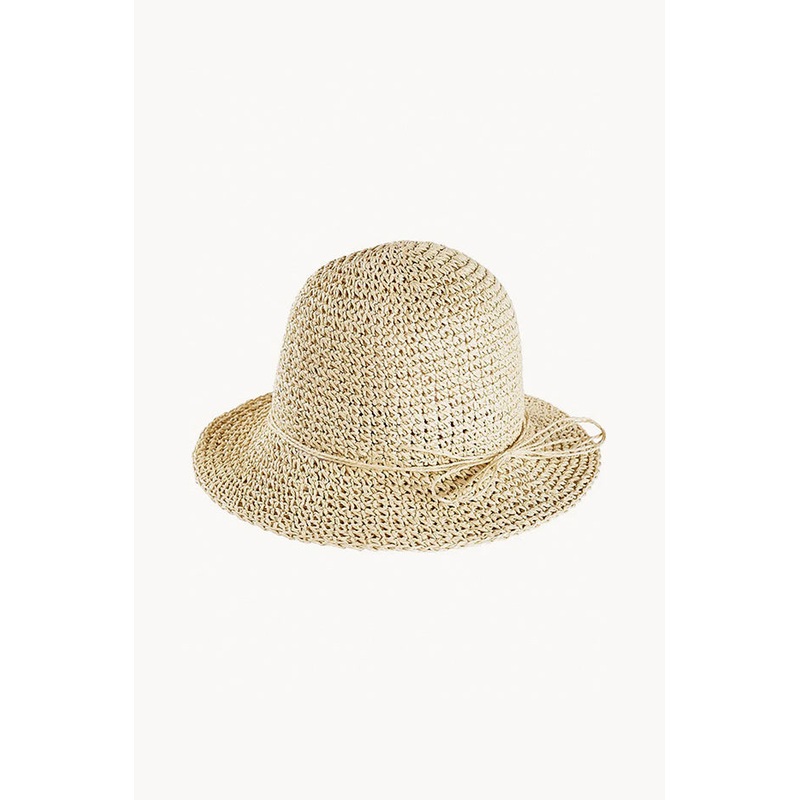 Poet Straw Crochet Hat