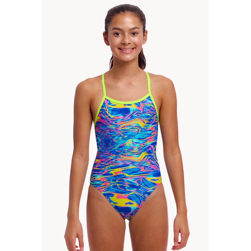 Girls Stir Crazy Single Strap One Piece