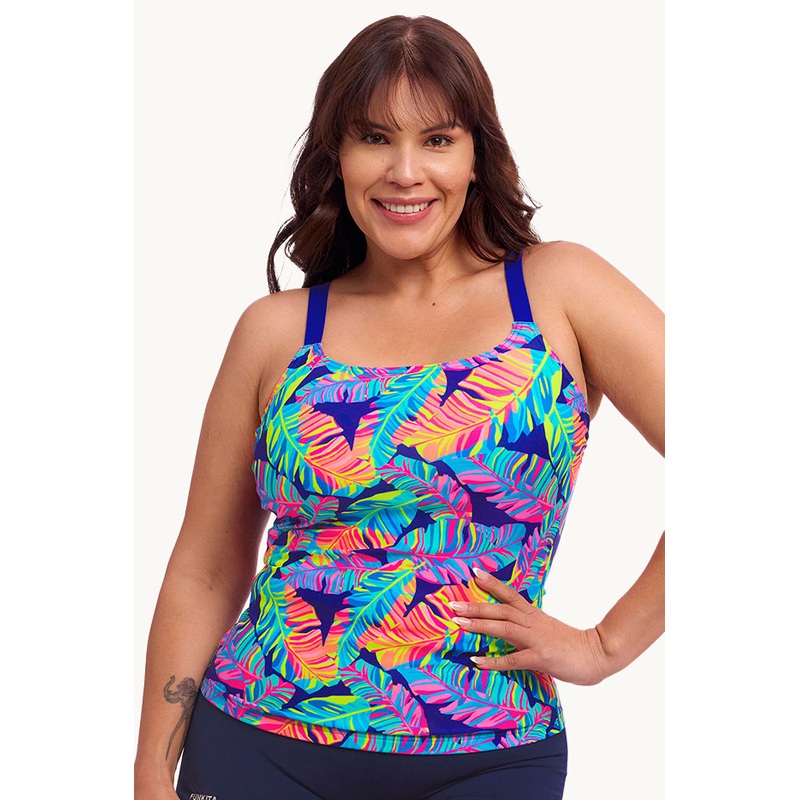 Leaving Today Scoop Neck Tankini Separate
