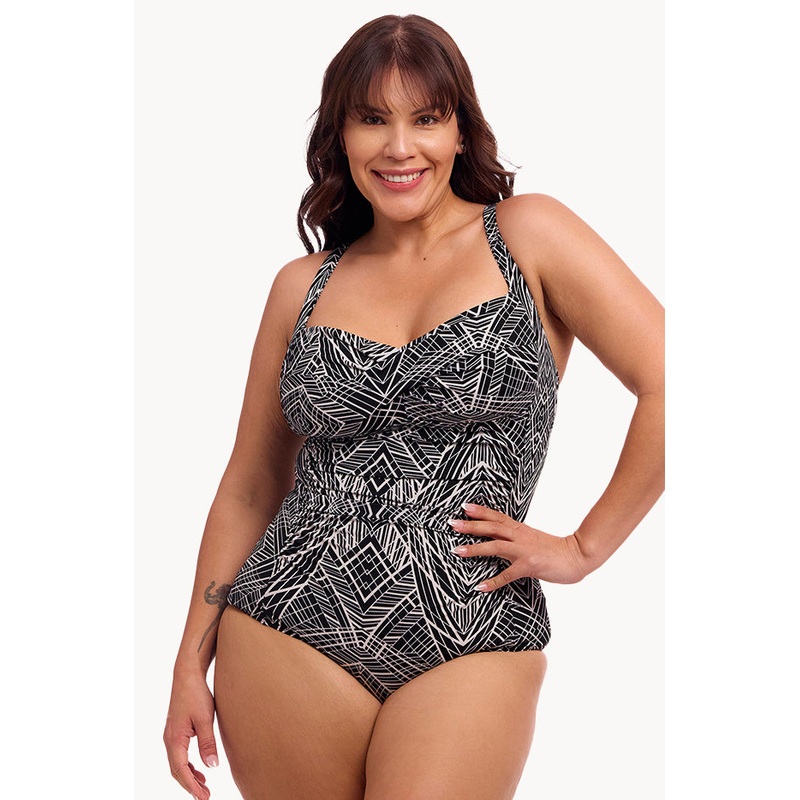 Space Signals DD/E Cup Twist Front One Piece