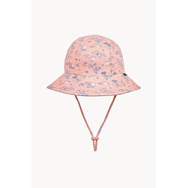 Girls Butterfly Ponytail Bucket Hat