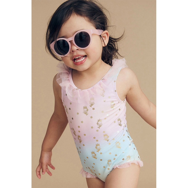Girls Star Mermaid Frill One Piece