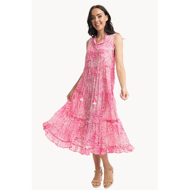 Leros Sleeveless Layered Dress