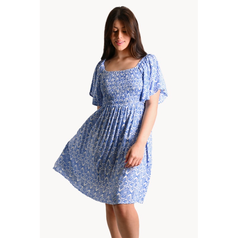 Mediterranean Manhattan Short Dress