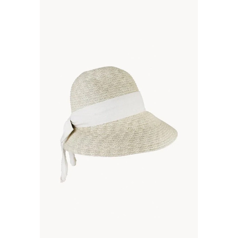 Raffia Bow Back Hat