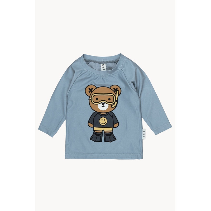 Toddler Boys Scuba Bear Long Sleeve Suntop