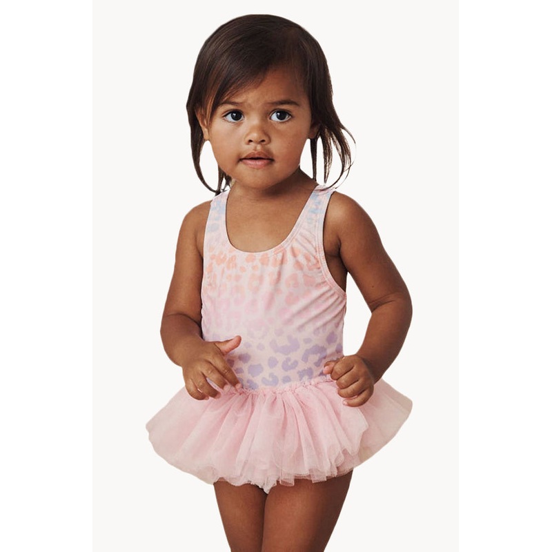 Toddler Girls Rainbow Hux Ballet One Piece