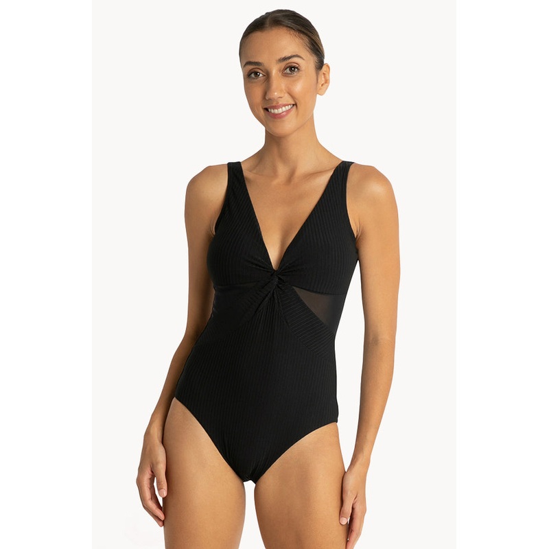Reset Mesh Twist Front One Piece