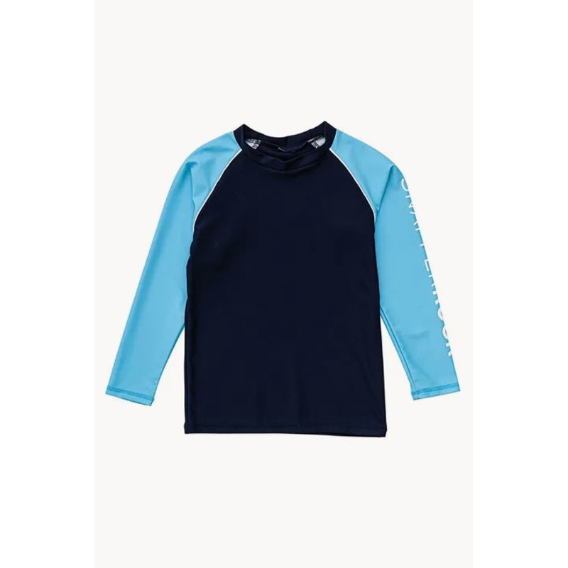 Boys Splice Long Sleeve Suntop