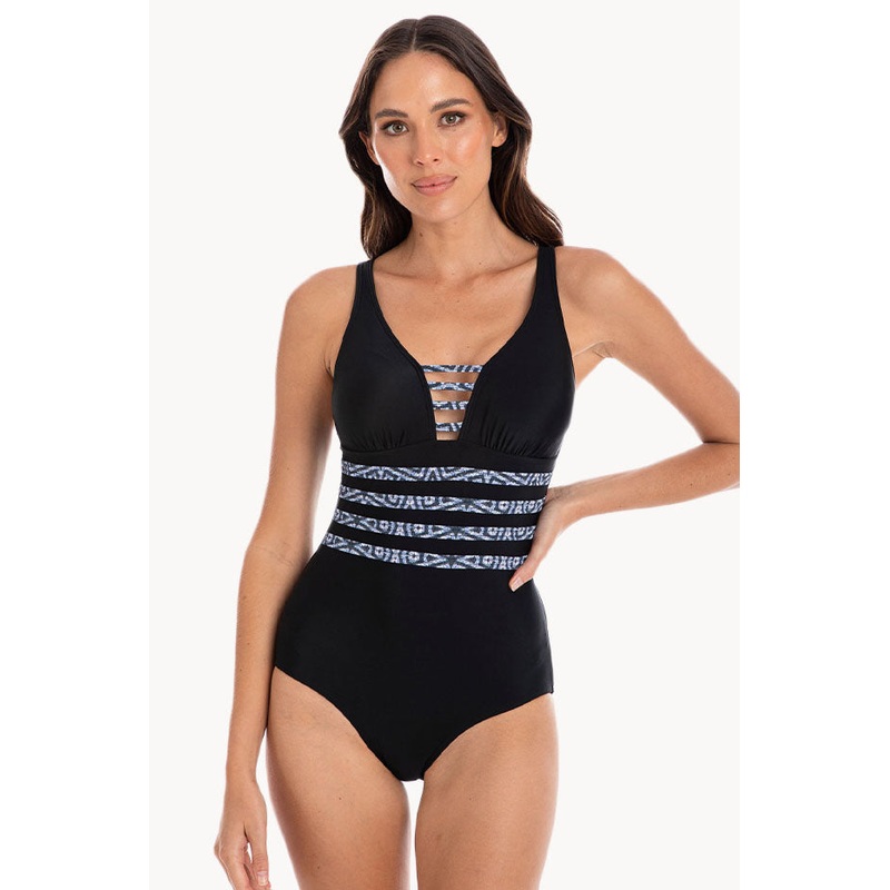 Ferrara Binded V Neck One Piece
