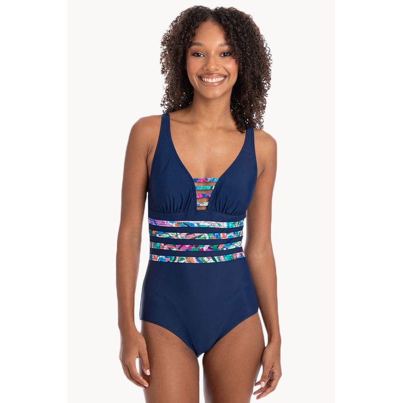 Ravenna Binded V Neck One Piece