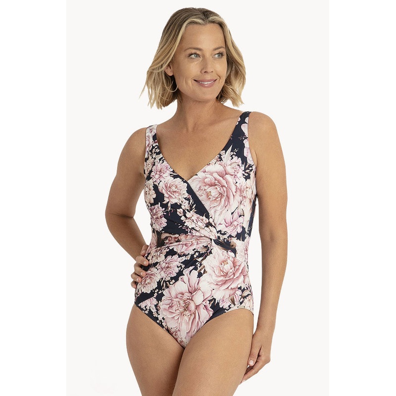 Chiara Gathered Surplice One Piece