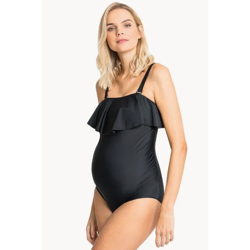 Maternity Ruffle One Piece