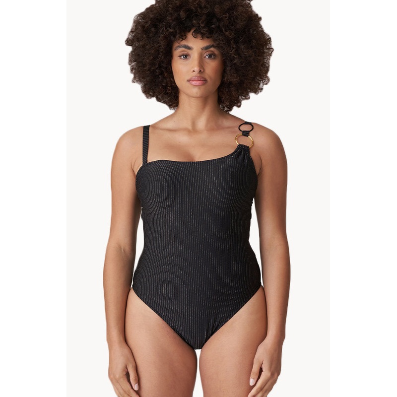 Solta F Cup Ring One Shoulder One Piece