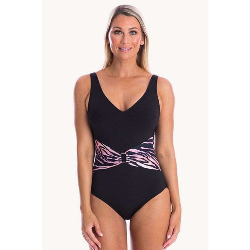Tiger Balm V Neck One Piece