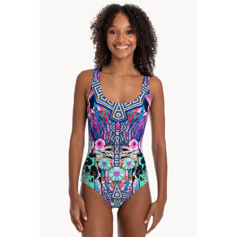 Verona French Square Neck One Piece
