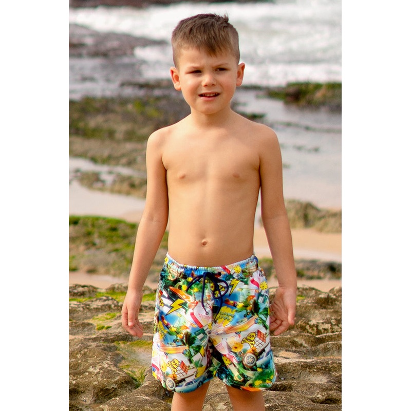 Boys Mash Up Boardshort