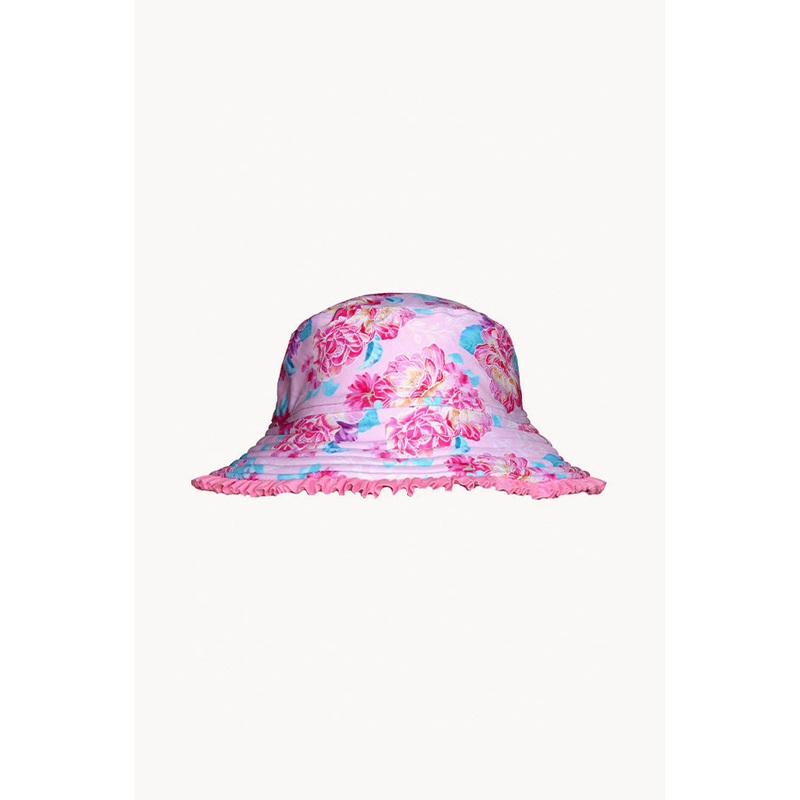 Girls Miss Bloom Reversible Sunhat