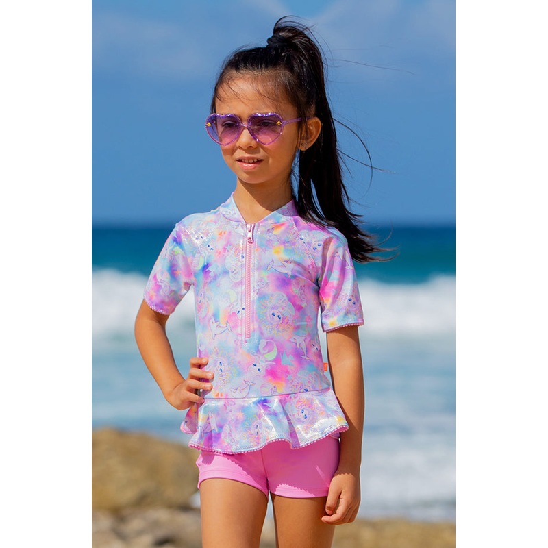 Girls Miss Sea Princess Boyleg Sunsuit