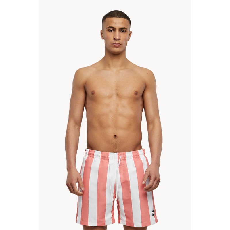 Mens Bar Stripe Swim Short
