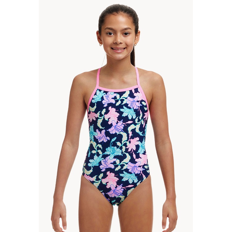 Girls Fast Flow Tie Me Tight One Piece