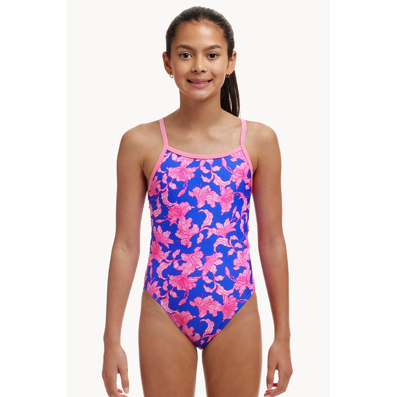 Girls Perfect Petal Single Strap One Piece