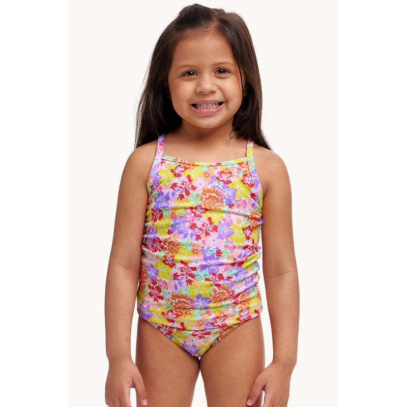 Girls Summer Garden Tankini Set