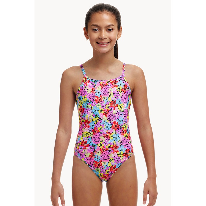 Girls Summer Nights Diamond Back One Piece