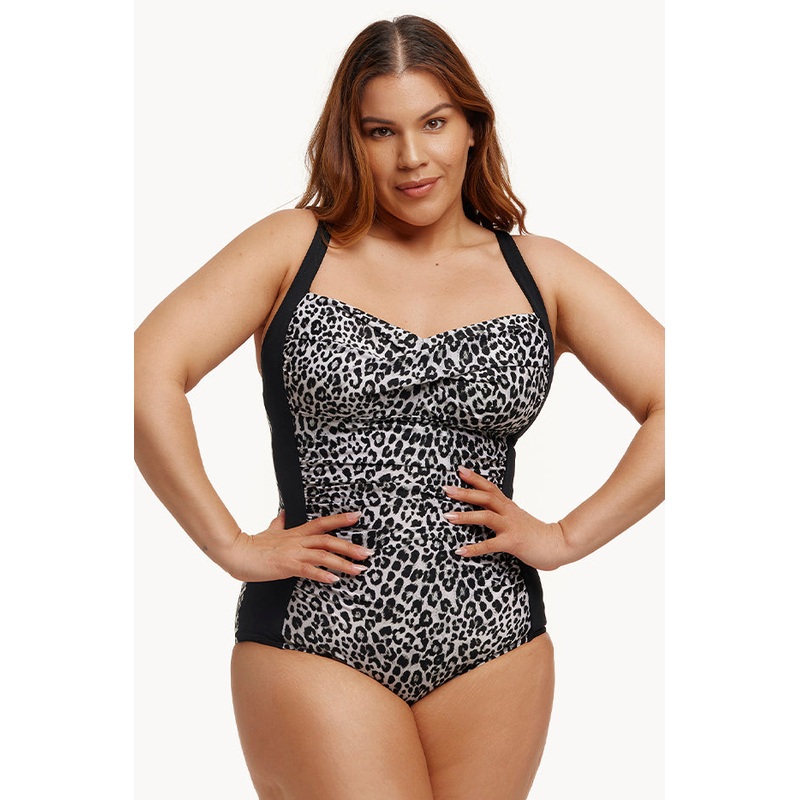 Snow White DD/E Cup Twist Front One Piece