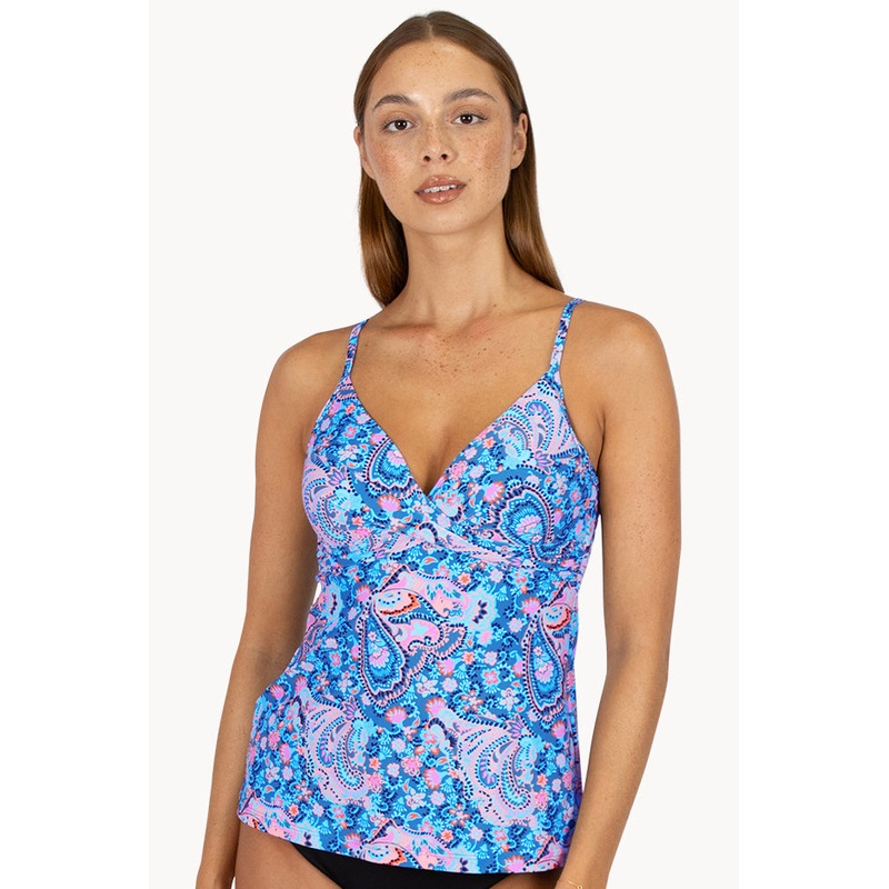South Beach Multi Fit Wrap Tankini Separate