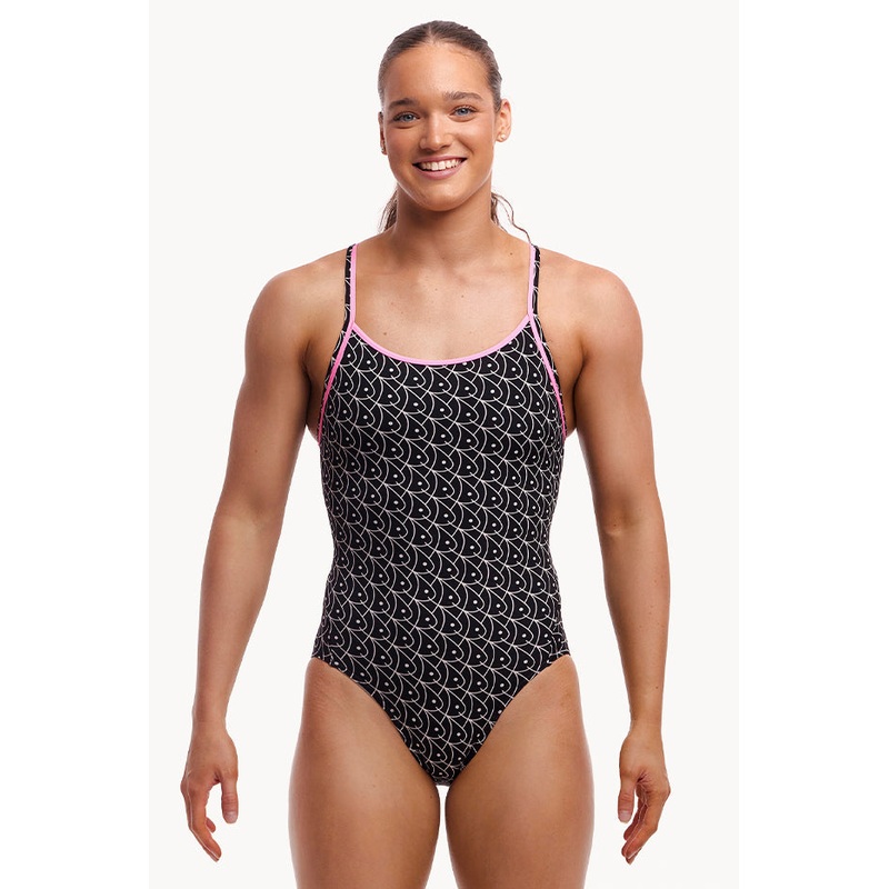 Summer Fish Diamond Secure One Piece