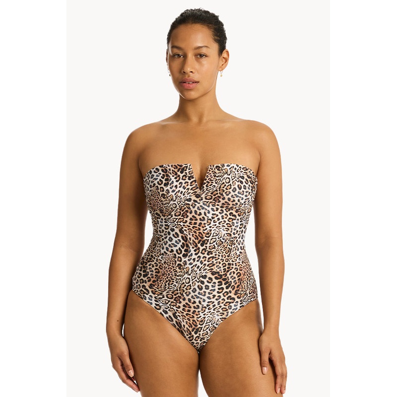 Congo Vee Bandeau One Piece