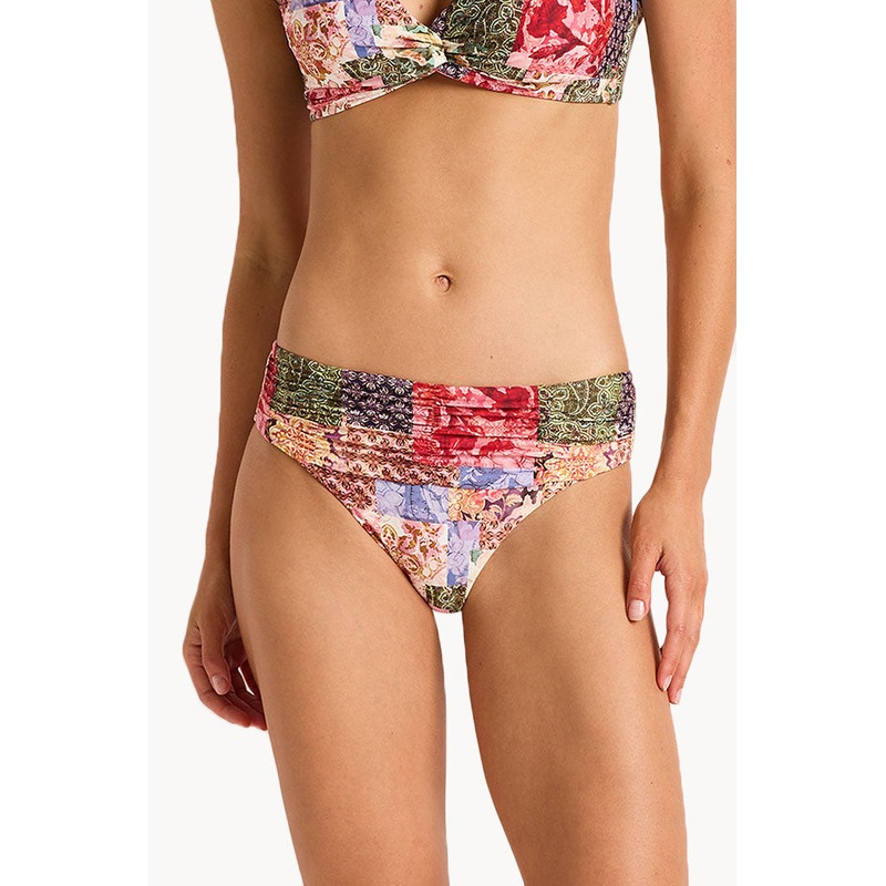 Frankie Mid Rise Ruched Pant