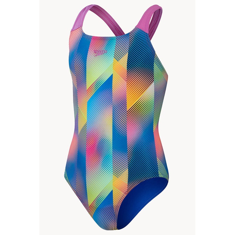 Girls Digital Allover Powerback One Piece