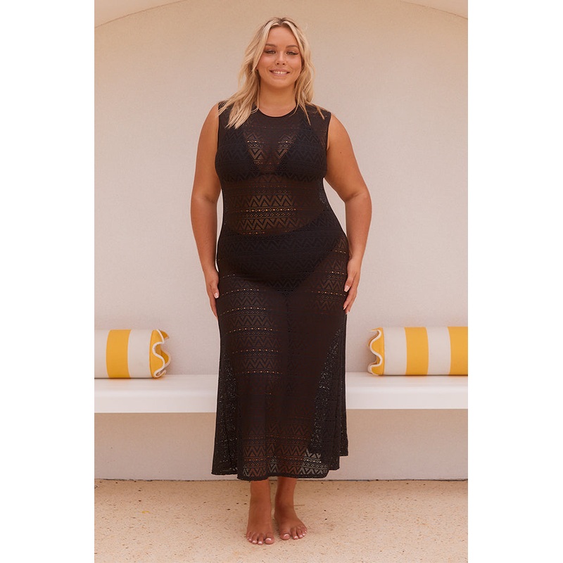 Mesh Maxi Dress