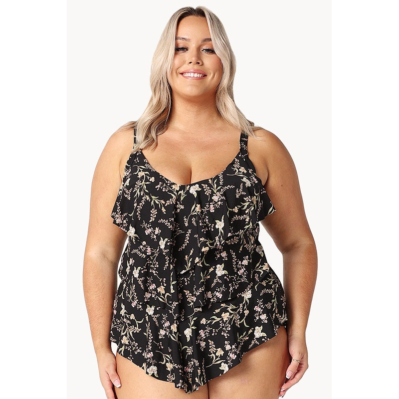 Wildflowers Tiered Frill Tankini Separate
