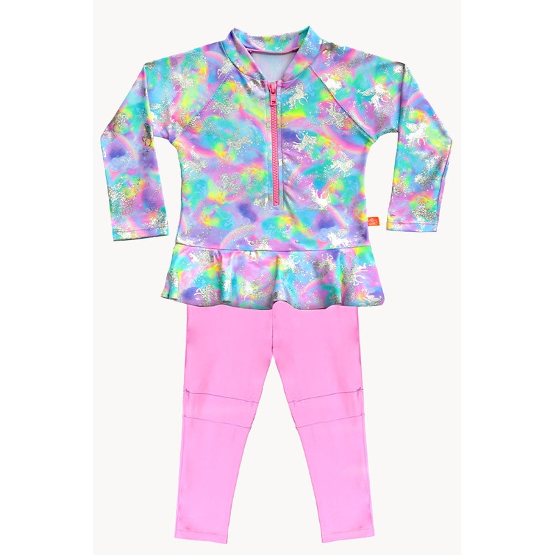 Girls Miss Dazzle Full Pant Sunsuit