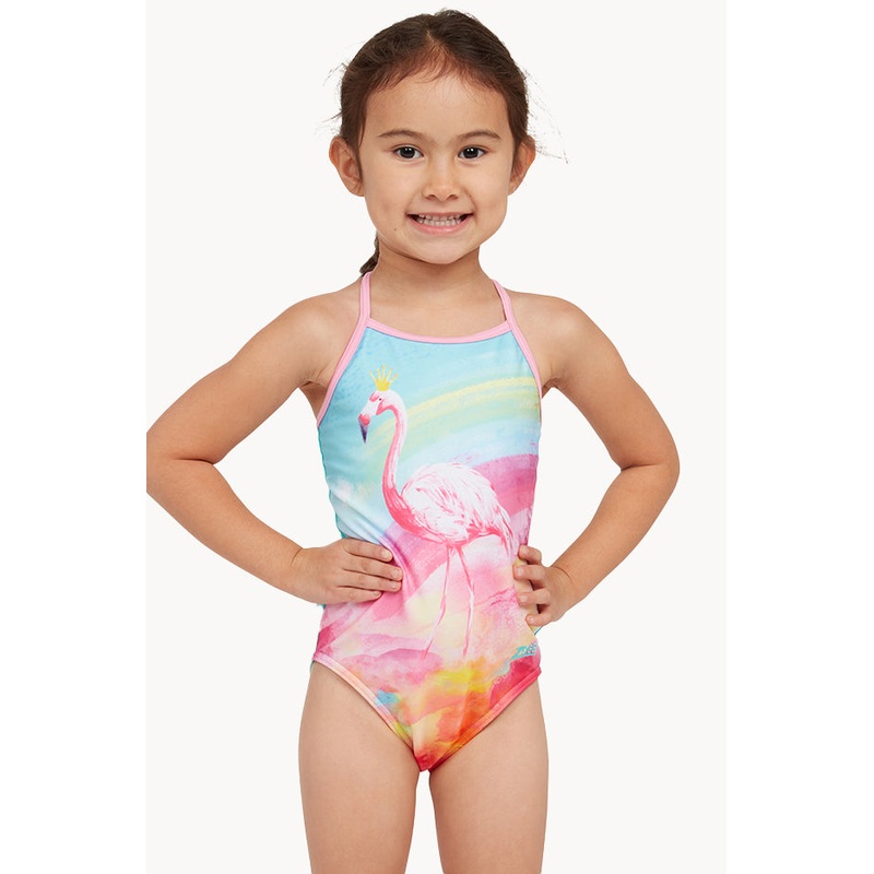Girls Queeningo Cross Back One Piece