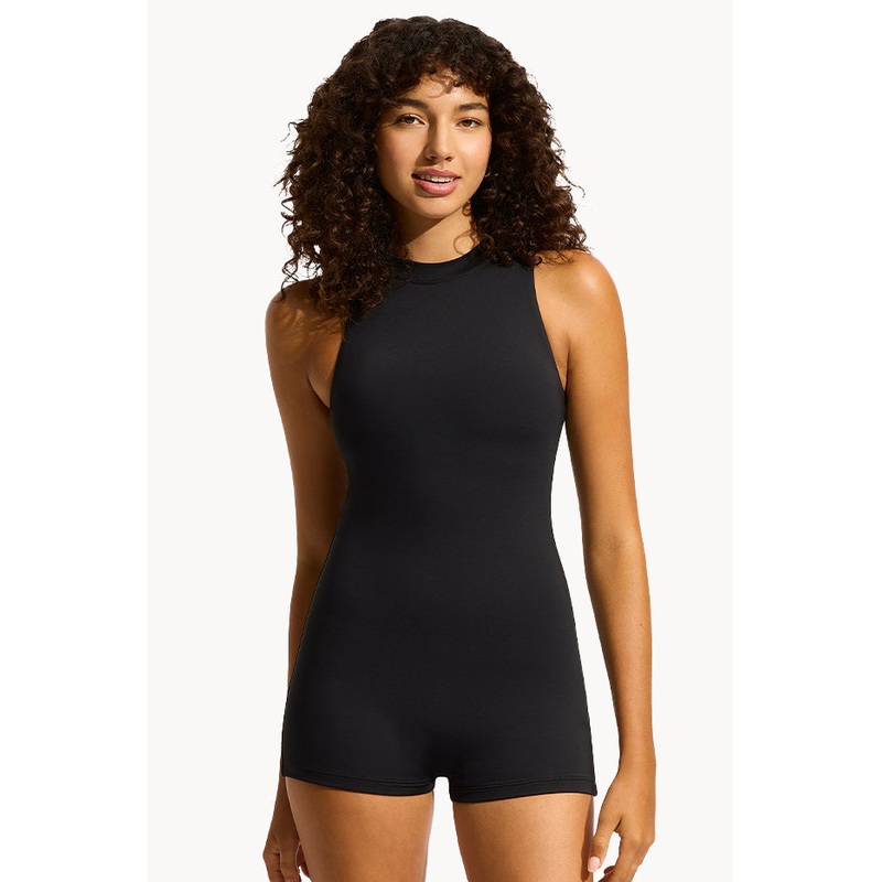 Collective Zip Back Boyleg One Piece