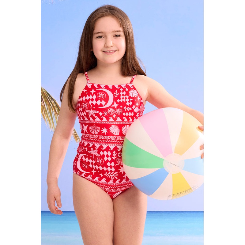 Girls Mykonos Summer One Piece