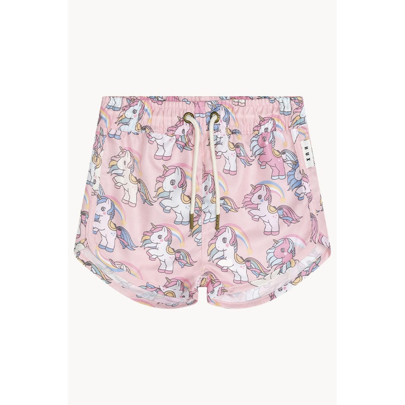 Girls Rainbow Unicorn Swim Short