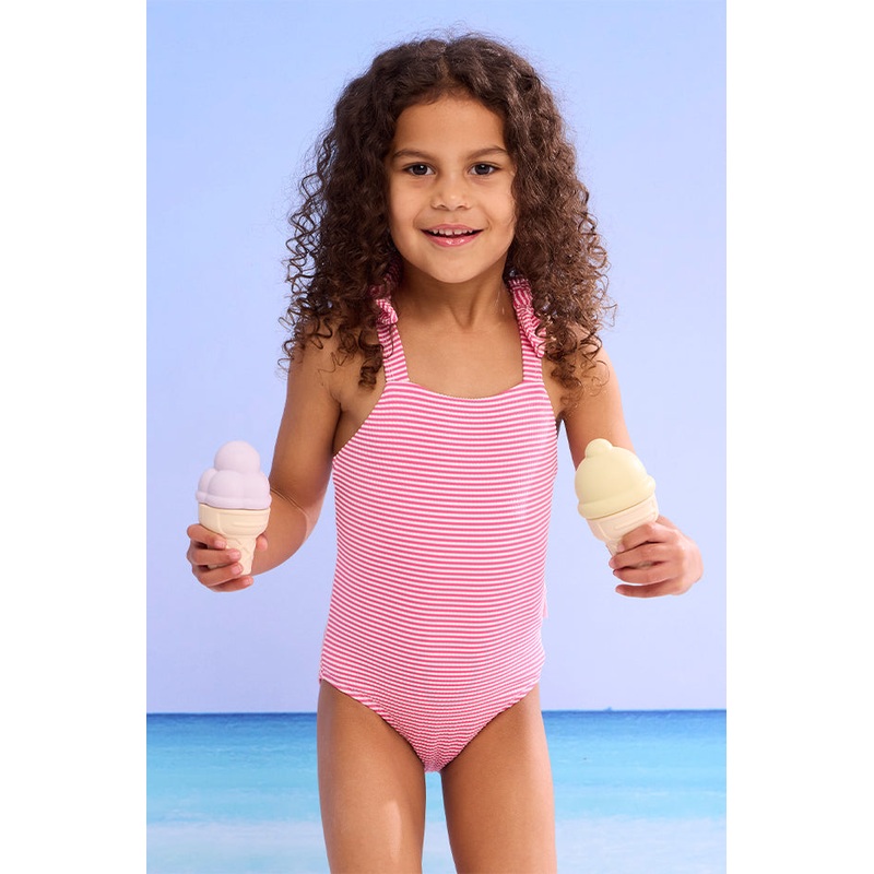 Girls Seersucker One Piece
