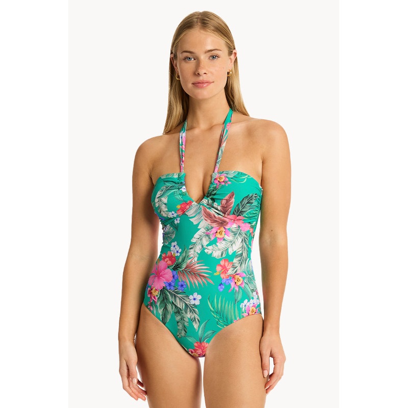 Pacifico Halter Bandeau One Piece