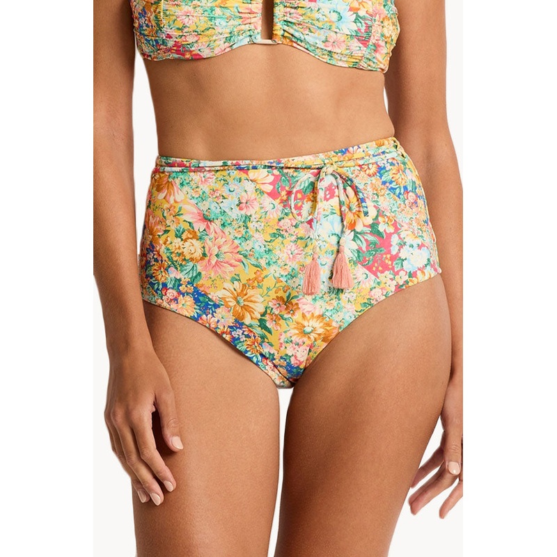 Penny High Waist Belted Retro Pant